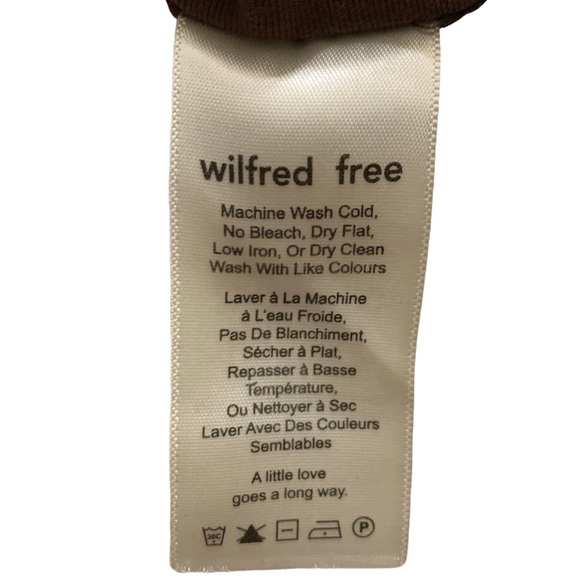 Wilfred Free | Long Sleeve Deep V Crop - Picture 4 of 4